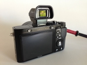 RX1 EVF rear view